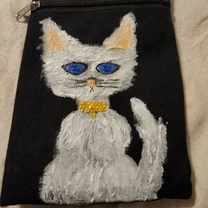 Custom hand painted purse
